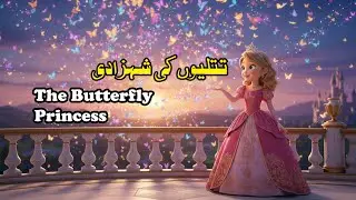 The Butterfly Princess | Magical Urdu Fairy Tale Story | Kids Moral Story | 3D Cartoon Animation
