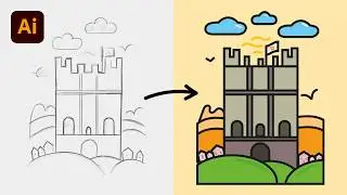 Learn Adobe Illustrator 2025 &ndash; Design This Castle Step-by-Step