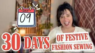 Sew a Holiday VELVET SKIRT | 30 Days of Festive Fashion Sewing | Day 9