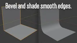 Blender Tutorial: Bevel and Shade Smooth