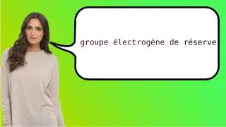 How to say 'emergency power unit' in French?