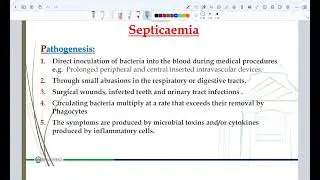 Bacterial & fungal infection of the blood ( sepsis & toxemia )