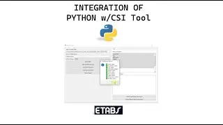 Auto Report Generator Application with Python - ETABS API