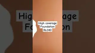 High coverage Foundation Under Your budget|Best Foundation #highcoverage #foundation #shorts