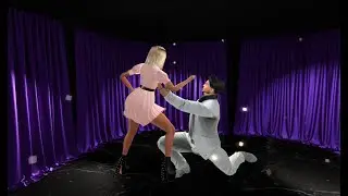 PURPLE LOVE DANCE ФИОЛЕТОВАЯ ЛЮБОВЬ ТАНЕЦ IN SECOND LIFE FOR VALENTINE' S DAY