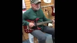 Travis Wammack playing an Epiphone Wilshire - @1960