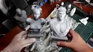 Pintura com pre shading e highlight - PARTE 1