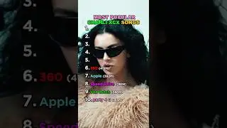 Most Popular Charli xcx Songs #charlixcx #top10 #pop #brat #party4u #popmusic #shorts #yt #popmusic