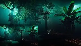 Rainforest Night Rain 🌧️ | Deep Jungle Sounds for Sleep & Relaxation