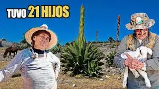 Esta MUJER creó un RANCHO en la sierra | Tuvo 21 HIJOS y aún sube al cerro a los 76 AÑOS