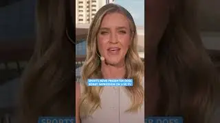 Sports News Presenter Does Borat Impression On Live TV | 10 News First