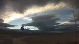 December sunset in the Great basin