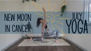July New Moon Yoga - Slow Flow in Cancer for Nurturing and Grounding