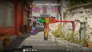 Counter strike 2 MP9 Skin Food Chain sticker craft boom