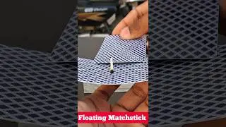 Floating Matchstick Magic Trick 😱 #shorts #magic