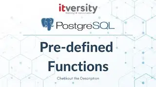 Mastering SQL - PostgresSQL:Pre-defined Functions - String Replacement