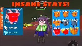NEW UPDATE IN CLICKING LEGENDS (VOLCANO EGG!! INSANE STATS)