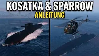 Kosatka U-Boot und Sparrow Heli kaufen Anleitung - GTA V Enh. Online