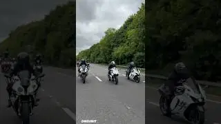 Hastings Mayday run 2025 rollers! #ApriliaExtrema #RS660 #Suzuki #Hayabusa1300 #mayday2025 #oneunit