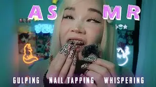 ASMR / Gulping, Whispering, Nail tapping / Talking, Bloopers