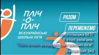 Златопільська МТГ ІІ етап проєкту «Пліч-о-пліч всеукраїнські шкільні ліги»  змагання з баскетболу3х3