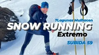 MULHACEN INVERNAL  Corriendo sobre la nieve