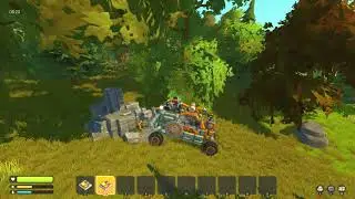First attempt at a mining & processing rig in Scrap Mechanic