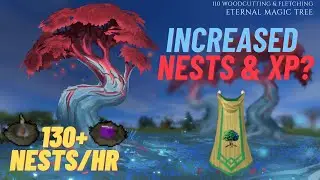 Increase Birds Nests and Woodcutting XP per Hour at Eternal Magic Trees? (Ironman) [Runescape 3]