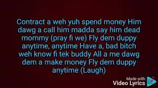 Alkaline - maniac (lyrics)
