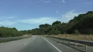 Driving On The N164 From 29530 Landeleau To Kermabjean 22110 Glomel Brittany France 30th August 2022