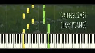 Greensleeves 綠袖子 | 屯馬開通真的很興奮 | Simple Piano | Piano Pop Song Tutorial