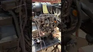 Test Run of 3 Cylinder Yanmar Engine for Integrated Farm Machine Model