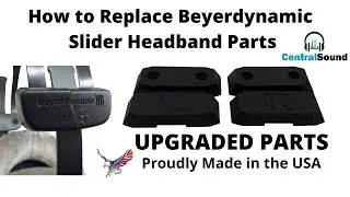 Beyerdynamic Headphones Replacement Parts How to Replace Side Slider Cover Headband Pieces
