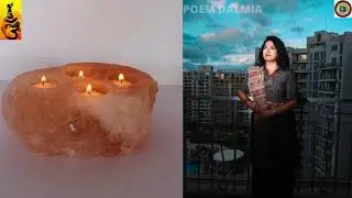 HIMALAYAN ROCK SALT CANDLE HOLDER | BY POEM DALMIA