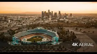 Dodger Stadium Aerial Footage 4K | Cinematic Drone Views