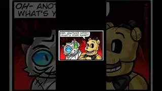 Golden Freddy Meets Tiger Rock | FNAF Secret of the Mimic Comic Dub #shorts