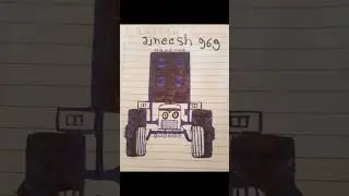 drawing #art #hmt #not #gear# tractor# modified 