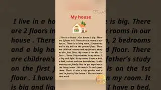 Мой дом 🏠 Сочинение &laquo;Мой дом&raquo; на английском языке #мойдом #мойдом #englishlearning