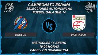 CESA SUB 14 FS | MELILLA - PA&Iacute;S VASCO