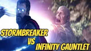 Объяснение: STORMBREAKER не сильнее Перчатки Бесконечности!