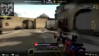 Defending plant B de_dust 2 #2 ACE!!!
