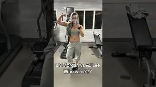 Liv Morgan & AJ Lee Flex Their Biceps #livmorgan #ajlee #shorts