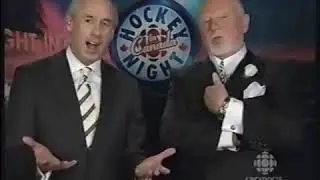 2006 HNIC Ron Maclean & Don Cherry Getting into a Fight