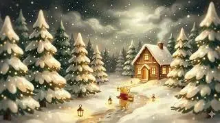 Winnie the Pooh Cozy Christmas ❄️🐻 | Nostalgic & Whimsical Winter Playlist (1 Hour) for Sleep & Rest