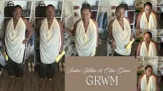 GRWM Over 50 | Butter Yellow Chiffon + Olive Cargo Pants | SHEIN & Fashion Nova
