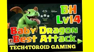 How To Get 3 Stars In Builder Hall 4 | Baby Dragon & Archers | Clash Of Clans