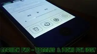 iOS 7.0.4 Cydia Tweaks - CCQuick Pro - Control Center Toggles, Gestures & more!