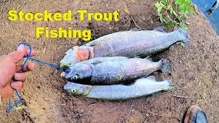 Lake Fishing For Stocked RAINBOW TROUT | San Diego Fishing