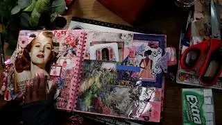 When I Sleep February Scrapbooking Art Journaling 22 ASMR Chewing Gum