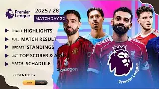 Premier League highlights matchday 22 2025/26 | Baru Sport